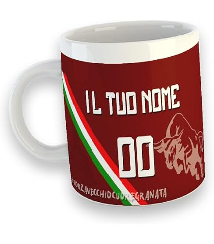 Tazza Personalizzata Hamilton Academical, Squadra Di Calcio 'The Accies'. Rosso, In Ceramica, Personalizzabile Con Nome E Messaggio. Regalo Perfetto Per I Tifosi.