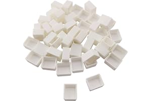 LAHVIUU Aquarelle Peinture Pan,100 pcs Plastique Casseroles Vides Palette Aquarelle,Aquarelle Pots Boite pour de l'art, Huile ou Acrylique (Casserole Demi)