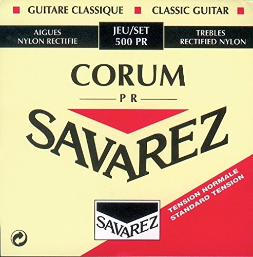 Savarez Cuerdas para Guitarra Clásica Alliance Corum 500PR Juego Tensión estandard rojo