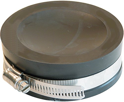 Flexible Endkappe aus PVC Elastomer dichten Rohre perfekt ab und sind dennoch flexibel. Gummirohrverschlüsse für die Abdichtung von Rohren im Haushalt und im Garten (90mm)