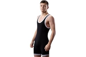 Matman Doubleknit Nylon Adult Wrestling Singlet 83 Nylon Fabric