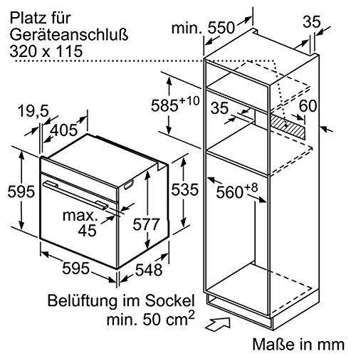 Siemens HM678G4S1 iQ700 Backofen Elektro / A / 67 L / Edelstahl / Integrierte Mikrowelle / Heißluft eco - 10
