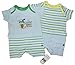 Baby Boys Outfit Romper Playsuit 2 Pack Tiny Baby up to 6-9 Months puppy hero (New Baby)