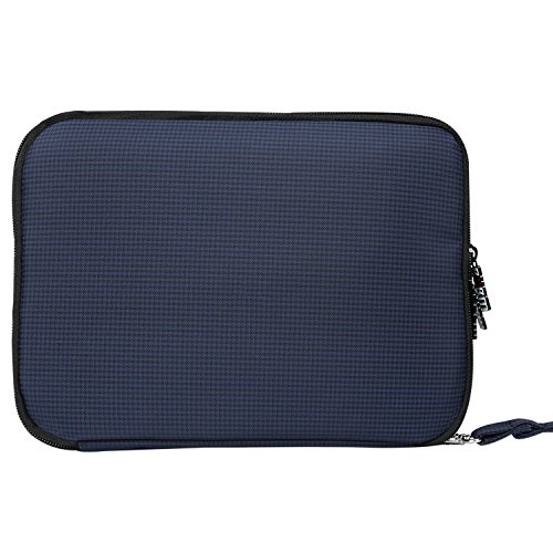 BUBM Reisetasche Organisator Tasche mit Doppelschichte für Elekronik Zubehör Wie Telefon Ladegerät Tasche (Groß, Dunkelblau) - 3