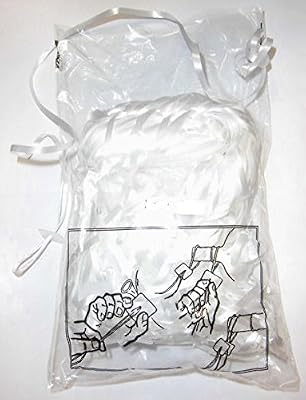 Riethmüller Lot de 100 rubans avec fermeture automatique pour ballons de baudruche gonflés à l'hélium Riethmuller