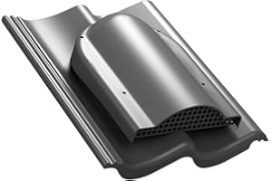 KAUFDACH ALLES FÜR DEIN DACH Flachlüfter Dachlüfter Entlüfter für Braas Doppel-S, Nelskamp -S, IBF Doppel -S, ProDach - Doppel- S (RAL7024 (graphit))