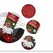 Produktbild Pottoa Weihnachten Santa Socks Cute Ornaments Festival Party-Weihnachtsbaum-HäNgende Dekoration Frohe Weihnachten Letters Print Socken Cartoon Socken Candy Gift Bag