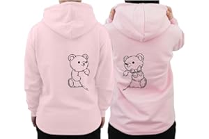 gi Graphic Impact Piece of You Teddy Matching Set Him And Her Unisex Hoodie Novelty Design Gift Idea Wife Husband Girlfriend Boyfriend Love Valentines Day Couples Matching Hoodies