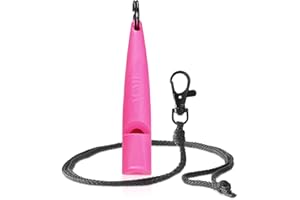 ACME Hundepfeife No. 210,5 (Update 2023) mit GRATIS Pfeifenband in matt-schwarz | Alpha | Ideal für den Rückruf | Große Reichweite | Frequenzstandardisiert (DG Pink)