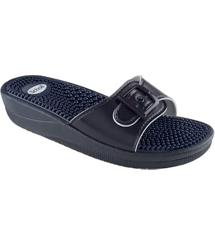 Loch Schuhe Sommer – Leichte Atmungsaktive Dusch- & Strandschuhe Anti-Rutsch (EU 44, Rot)