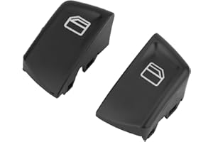 AYNEFY Lot de 2 Caches de Bouton de Commande de Lève-vitre électrique, Capuchon de Bouton de Commande de Lève-vitre électrique Droit + Gauche, pour Vito Viano W639 Sprinter II 906