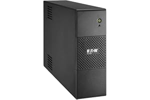 Eaton Onduleur 5S 1500 IEC - Line-interactive UPS - 5S1500I - Puissance 1500VA (8 prises IEC 10A) - Protection Tel/Fax/Internet/Réseau 10/100 RJ45) - Noir, 1500VA / prises IEC