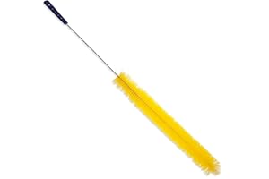 SICIGNANO CASALINGHI INGROSSO CASALINGHI ARREDO GIARDINO HOTELLERIE Sicignano | Lavadamigiana 90 cm in Plastica e Metallo, Spazzola per Damigiane e Bottiglie Profonde, Pulizia Efficace e Duratura, Colori Assortiti