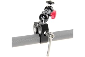 CAMVATE Pôle Support à Pince avec Pince Super Clamp et Support Rotatif à 360 ° pour Mini 7" Moniteur