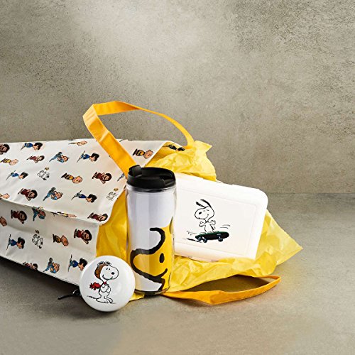 BUTLERS PEANUTS Einkaufstasche groß- Shopper – Baumwolle, PVC – 36x40x10 cm - 6