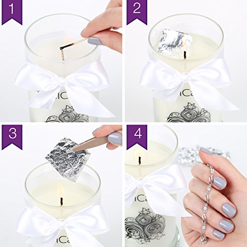 JuwelKerze, Duftkerze „Fluffy Cotton“ mit Silber-Schmuck-Überraschung (Armband) im Wert von bis zu 250€ - 2