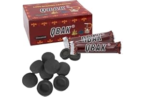 ALJOIR Carbón para Encendido de Shisha, Cachimba, Incensario, 3.3 centímetros de diámetro Caja Completa con 100 Unidades