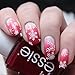 Born Pretty 1pc Nail Art Stamp Template Cute Snowflake Design QA58