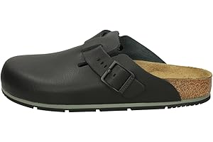 Birkenstock Boston Pro Leder Clogs - Hochwertige zertifizierte Berufsschuhe für Medizin, Gastronomie und Service