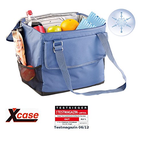 Xcase Elektrische 12-V-Thermo-Kühltasche fürs Auto, 35 l