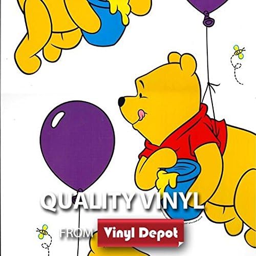 Winnie The Pooh 450mm/m d-c-fix Static Cling Home Decorative Transparent Vinyl Glass Window Film Opaque Privacy
