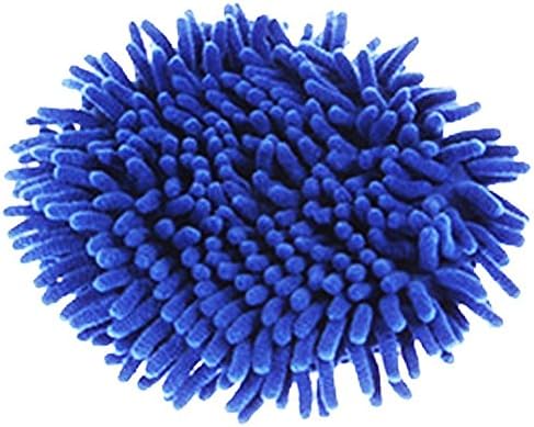 Meipro Car 360 Degree Spin Wet Mop Head,Microfiber Auto Cleaning Replacement Mop Head (Blue head only)