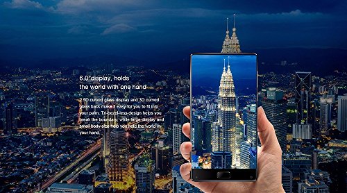 Elephone S8- 4G Smartphone ohne Vertrag, 6.0 Zoll, Android 7.1.1, Deca-Core Helio X25 CPU Mali T880 2.5GHz , 4GB RAM 64GB ROM, 4000mAh, Fingerabdruckerkennung, Dual Kamera, Dual SIM (Blau)