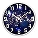 Produktbild Wanduhr 12 cm Moderne Einrichtung des ruhigen Persönlichkeit Nicht Einfaches Kontrollkästchen Große Wanduhr 14 PO 16 po in Arabischen Zahlen - H 12 cm