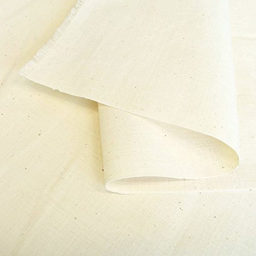 TOLKO® Baumwollstoffe Meterware Nessel Segeltuch ROH-Baumwolle in Elfenbein als Dekostoff (Breite: 162 cm | mittelschwer) - 2