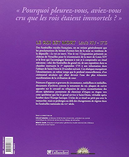 Book's Cover of Le roi est mort : Louis XIV - 1715