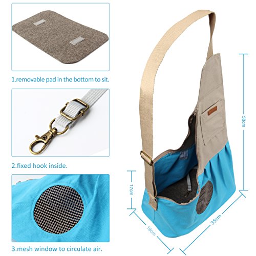 MEWTOGO-Portable-Canvas-Pet-Dog-Sling-Carrier-Bag-with-Adjustable-Strap-Puppy-Cat-Single-Shoulder-Pouch-ToteBlue