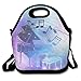 Produktbild Dozili Lunchtasche mit Klaviernoten aus Neopren, groß und dick, isoliert, für Damen, Teenager, Mädchen, Kinder, Erwachsene