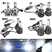Produktbild mark8shop H4 H7 9005 9006 6000 K Auto High Power CREE XML2 LED 60 W 7200LM Scheinwerfer-Kit
