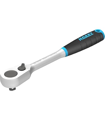 Hazet Smart-Rail 903Slg-SR/5, Parte Inferior Magnética, 5 Vasos, Cierre Giratorio Robusto, Accionamiento: Cuadrado 12,5 Mm (1/2 Pulgada), Regleta De Vasos De Plástico