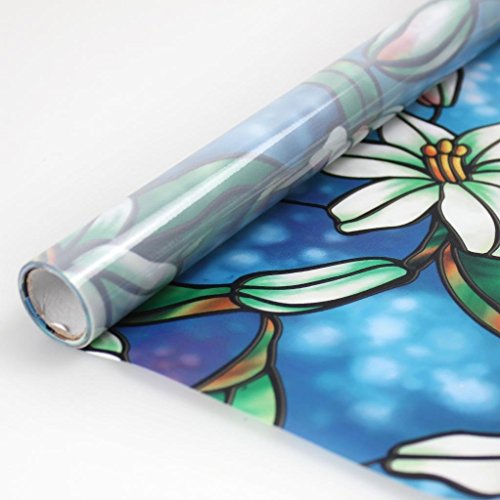 GreenForest bunte statische Window Folie feur Home & Office Fenster Aufkleber 45*200cm/17.7*78.7inches - 7