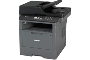 Brother MFCL5700DN Stampante Multifunzione Laser con Fax, Bianco e Nero, Velocità di Stampa 40 ppm, Rete Cablata (no Wi-Fi), Stampa Fronte/Retro Automatica, Display Touchscreen a Colori da 9.3 cm