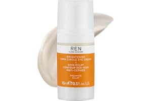 REN Clean Skincare Brightening Dark Circle Eye Cream | Hydrates & Proven to Reduce Dark Spots in 7 Days | Revives & Firms Tired Under Eyes by Evening Skin Tone | Vegan & Cruelty Free | Step 3: Treat