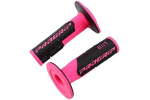 MOTODAK Revestimiento/Puños Progrip 801 Negro/Rosa (Pr) Doble Densidad 115mm - Nuevo