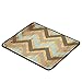 Produktbild Vintage Holz Chevron Unique Custom großes Maus Pad Mauspad, 9.8x7.9 inches