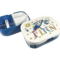 Brotdose mit Namen, Rakete, incl. Trennung, Rosirosinchen, Mepal