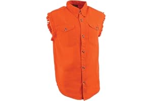 Milwaukee Leather Unisex's MDM11677.150 Men’s Magenta Sleeveless Shirt