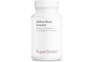 Willow Bark Extract - Corteccia di salice bianco - Aiuta ad alleviare naturalmente il dolore cronico - Contribuisce alla salute del cuore e alla circolazione sanguigna - Vegano - Supersmart