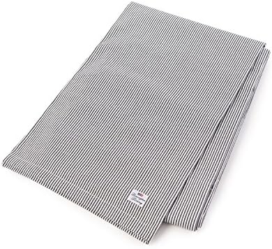 Lexington Oxford Striped Tablecloth, Dark Gray
