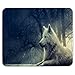 Produktbild Wilde Tiere 10095, Wolf, Designer Leder Mousepad Unterlage Mauspad Maus-Pad Stark Anti Rutsch Unterseite für Optimalen Halt mit Lebhaftes Motiv Kompatibel mit allen Maustypen (Kugel, Optisch, Laser)Ideal für Gamer und für Grafikdesigner.