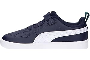 PUMA Chaussures de Sport pour Fille et Garçon 385836 Rickie AC PS 07 Peacoat White