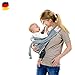 Produktbild Lodger Shelter 2.0 - 3in1 Babytrage, Babytragetuch, Babysling sowie Transportdecke für Babys und Eltern, ab Geburt bis 18 Monate (max. 12kg), Sicheres Verschlusssystem, Trage-Tuch für Babys und Kinder, Schönes Design, Neu und OVP
