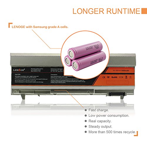 LENOGE Hochleistung Akku Für DELL Li-ion Notebook Laptop Batterie Latitude E6400 E6410 E6500 E6510 precision M2400 M4400 M4500 Battery (11.1V/5200MAH) - 6