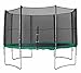 Produktbild Best For Sports Trampolin mit TÜV Intertek und GS Zertifikat 4 Größen zur Auswahl cm mit Sicherheitsnetz, Leiter, REGENABDECKUNG mit ANKER KIT , BIS 180 KG! (427 cm)