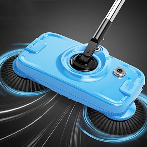 FOKN Hand-push Sweeping Mopping Machine Wireless Household Appliances Vacuum Cleaner Dustpan Set Broom Artifact,B-29.5cm*16cm*8cm
