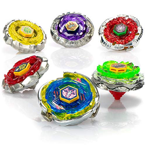 SELLDORADO® 1 peonza de competición de Nueva generación con Lanzador, Metal Fusion, Sistema 4D, selección variada.